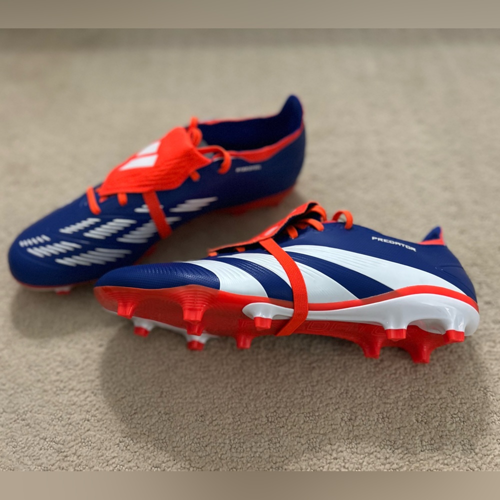 adidas Blue and Red Men's Soccer Cleats